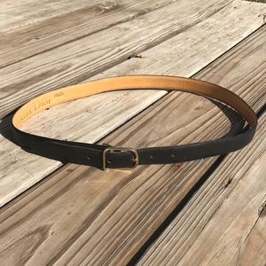 Christian Dior Black Leather Belt